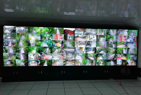 丹凤移民安置小区LED拼接屏监控系统安装